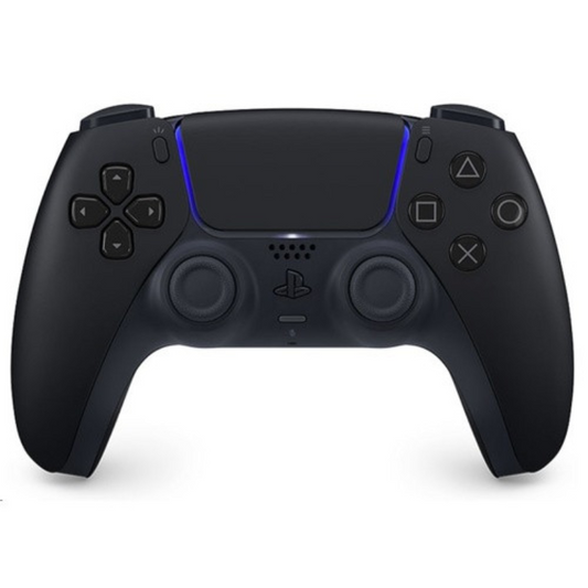 Controller PS5 DualSense wireless disponibile in nero, blu, rosso e bianco: feedback aptico, trigger adattivi, microfono e stile personalizzato – ufficiale Sony.